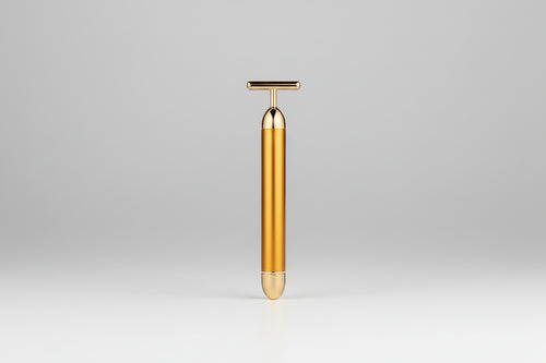 24K Gold T-Bar Facial Massager